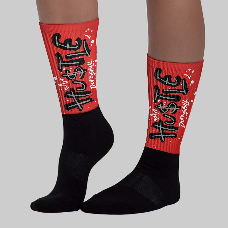 Toro Bravo 4s DopeSkill Sublimated Socks Hustle Graphic