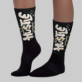 Reverse Metallic 5s DopeSkill Sublimated Sock Hustle Graphic