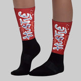 Air Cinnabar 1s DopeSkill Sublimated Sock Hustle Graphic