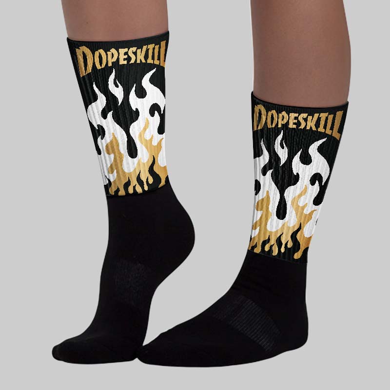 Taxi 12s 2025 DopeSkill Sublimated Sock FIRE Graphic
