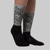 Cave Stone 4s DopeSkill Sublimated Sock Hustle Graphic