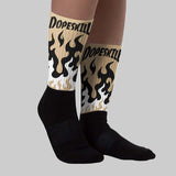 TAN Collection DopeSkill Sublimated Socks FIRE Graphic