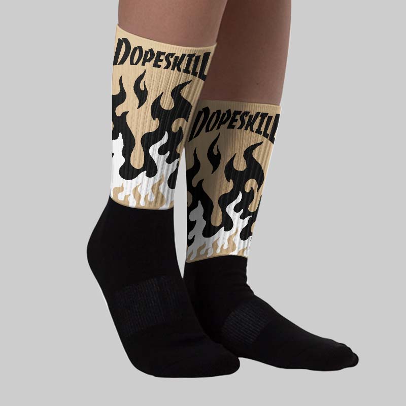 TAN Collection DopeSkill Sublimated Socks FIRE Graphic