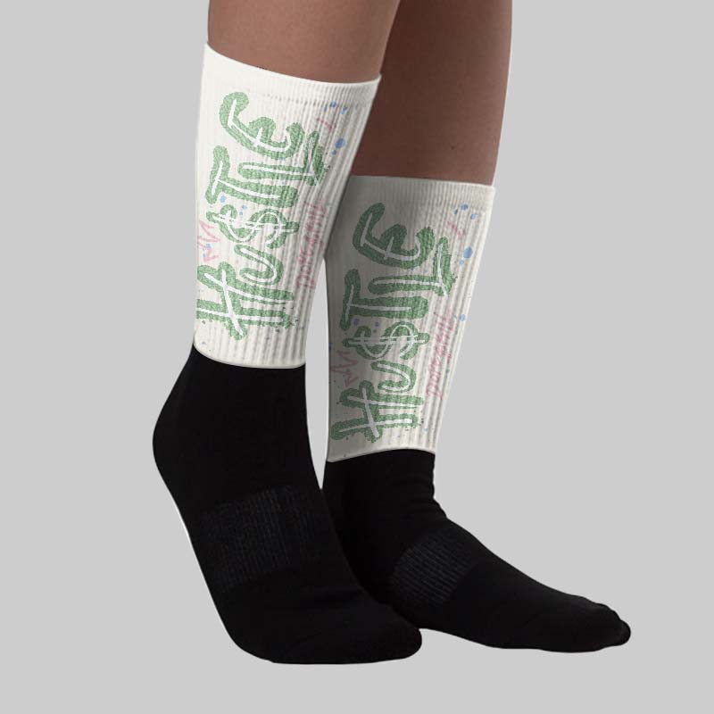 'Spring Is In The Air' 3s DopeSkill Sublimated Sock Hustle Graphic