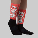 Nigel Sylvester x 4s “Brick After Brick” DopeSkill Sublimated Socks Hustle Graphic