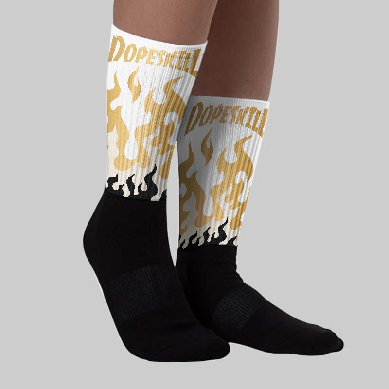 “Mother’s Day” 11s DopeSkill Sublimated Socks FIRE Graphic