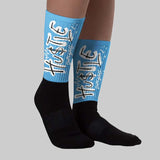 UNC 11s DopeSkill Sublimated Socks Hustle Graphic