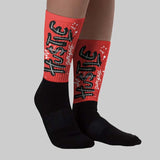 Toro Bravo 4s DopeSkill Sublimated Socks Hustle Graphic
