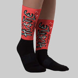 Reverse Infrared 6s DopeSkill Sublimated Sock Hustle Graphic