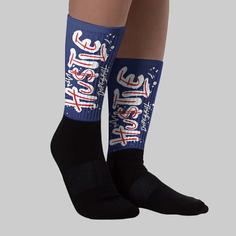 Rare Air 11s DopeSkill Sublimated Sock Hustle Graphic
