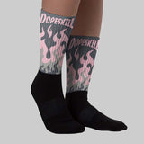 Max 95 OG “Pink Foam” DopeSkill Sublimated Sock FIRE Graphic