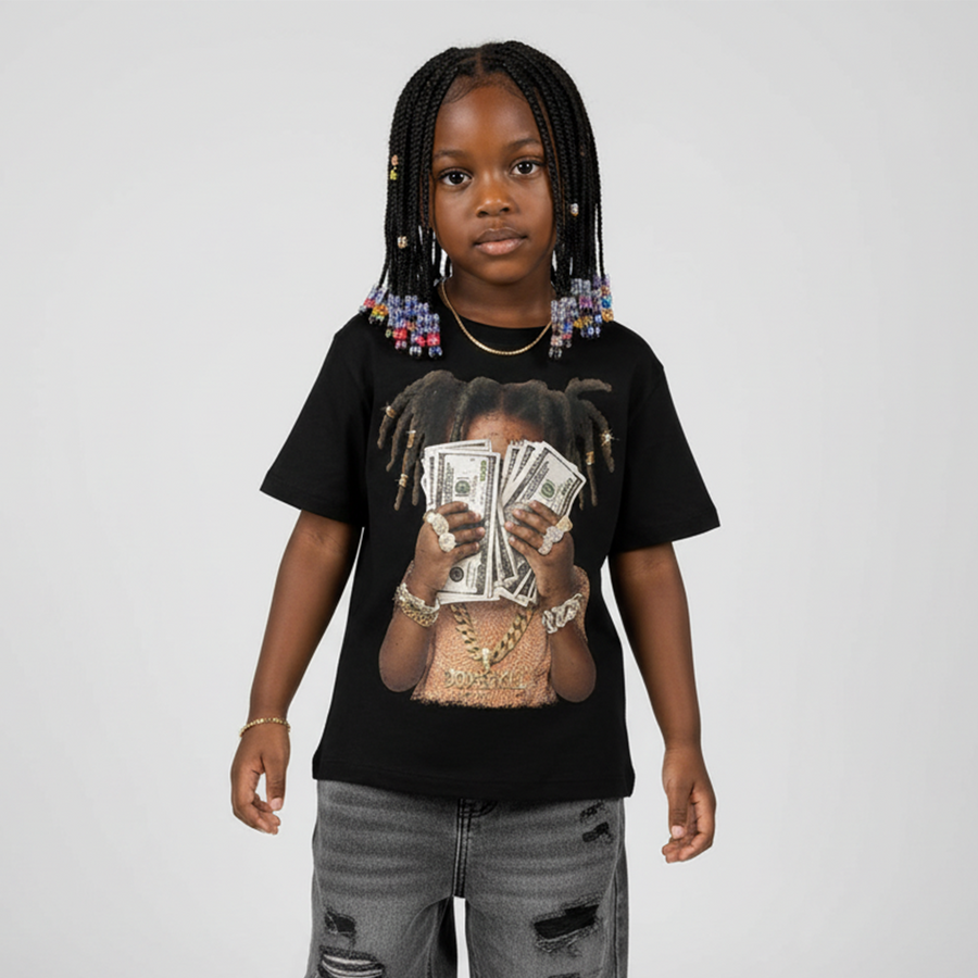 'Orange Citrus' 3s DopeSkill T-Shirt Rich Youth Graphic
