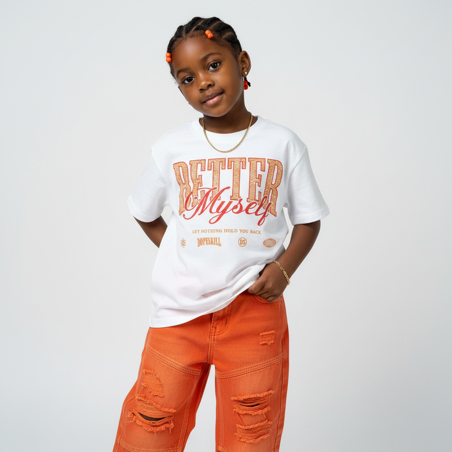 'Orange Citrus' 3s DopeSkill T-Shirt Better Myself Graphic