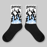 Oreo 6s DopeSkill Sublimated Socks FIRE Graphic