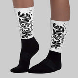 Oreo 6s DopeSkill Sublimated Socks Hustle Graphic