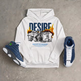 Flint 13s DopeSkill Hoodie Sweatshirt Desire Graphic