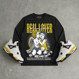 Tour Yellow 4s DopeSkill Long Sleeve T-Shirt Real Lover Graphic