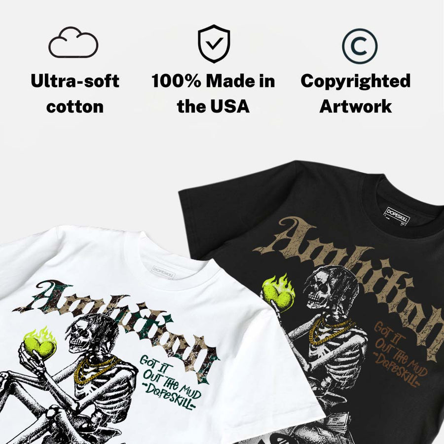 Foamposite One Green Camo DopeSkill T-Shirt Ambition Graphic