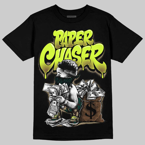Foamposite One Green Camo DopeSkill T-Shirt Paper Chaser Boy Graphic