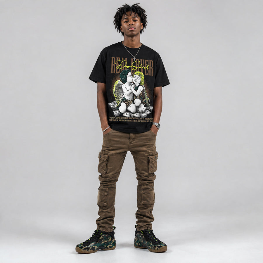 Foamposite One Green Camo DopeSkill T-Shirt Real Lover Graphic