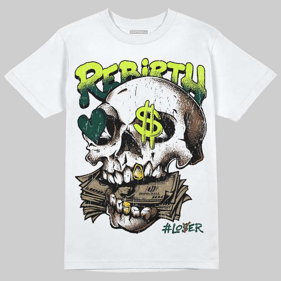 Foamposite One Green Camo DopeSkill T-Shirt Rebirth Graphic