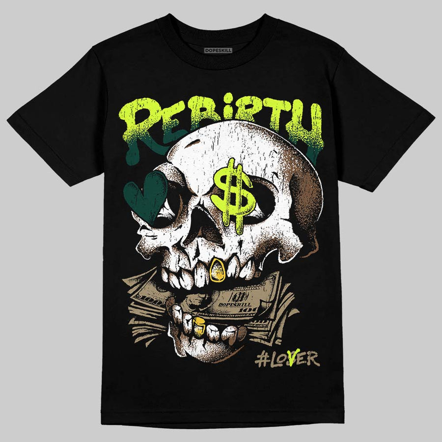 Foamposite One Green Camo DopeSkill T-Shirt Rebirth Graphic