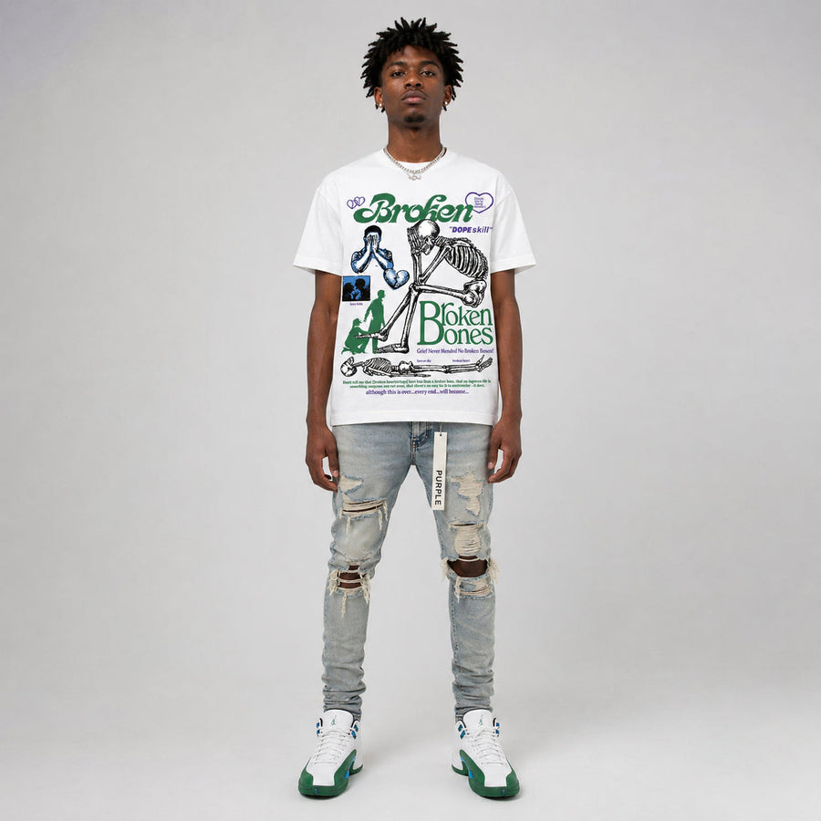 Bucks 12s DopeSkill T-Shirt Broken Bones Graphic