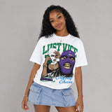Bucks 12s DopeSkill Oversize Print T-Shirt Lust Vice Graphic