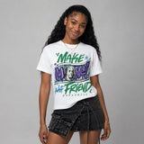 Bucks 12s DopeSkill T-Shirt Make Money Not Friend Typo Graphic