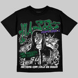Bucks 12s DopeSkill Oversize Print T-Shirt No Money No Lust Graphic