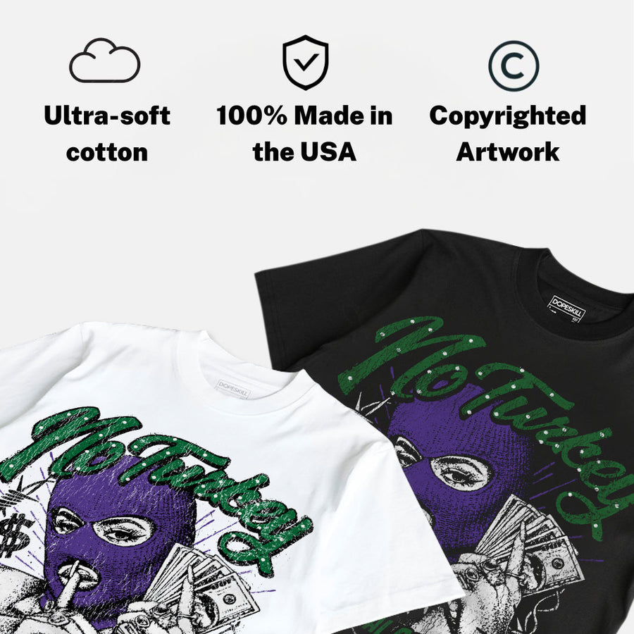 Bucks 12s DopeSkill Oversize Print T-Shirt No Turkey Graphic