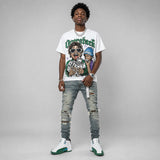 Bucks 12s DopeSkill Oversize Print T-Shirt Overstack Graphic