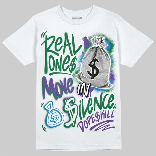 Bucks 12s DopeSkill T-Shirt Real Ones Move In Silence Graphic