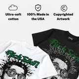 Bucks 12s DopeSkill Oversize Print T-Shirt Rich Soon Graphic