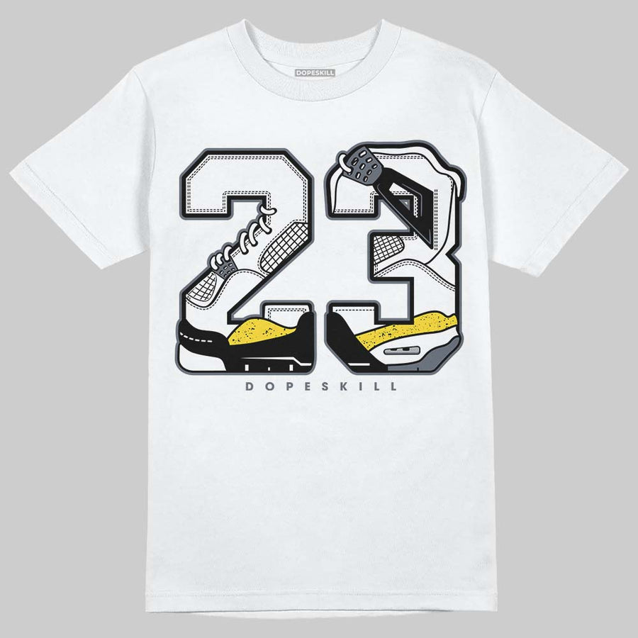 Tour Yellow 4s DopeSkill T-Shirt 23 with 4s Pattern Graphic