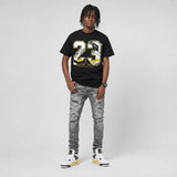 Tour Yellow 4s DopeSkill T-Shirt 23 with 4s Pattern Graphic