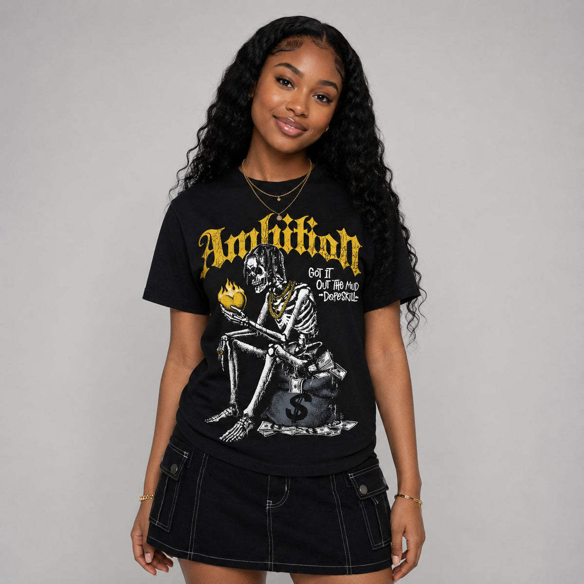 Tour Yellow 4s DopeSkill T-Shirt Ambition Graphic