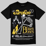 Tour Yellow 4s DopeSkill T-Shirt Broken Bones Graphic