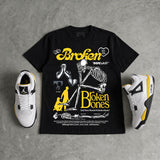 Tour Yellow 4s DopeSkill T-Shirt Broken Bones Graphic