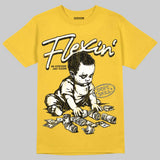 Tour Yellow 4s DopeSkill T-Shirt Flexin' Graphic