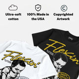 Tour Yellow 4s DopeSkill T-Shirt Flexin' Graphic