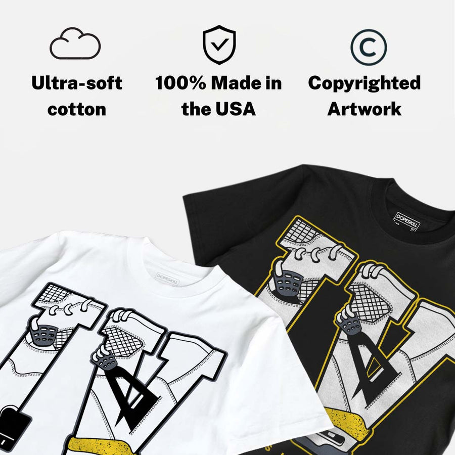 Tour Yellow 4s DopeSkill T-Shirt IV Jordan 4 Graphic