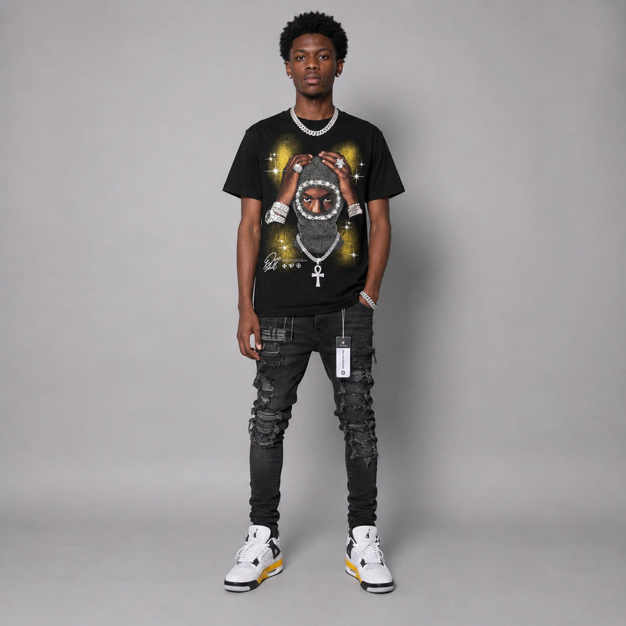 Tour Yellow 4s DopeSkill T-Shirt Key of Life Graphic