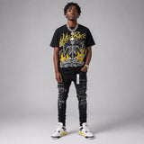 Tour Yellow 4s DopeSkill T-Shirt Laid Back Graphic