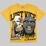 Tour Yellow 4s DopeSkill Oversize Print T-Shirt Lust Vice Graphic