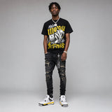 Tour Yellow 4s DopeSkill T-Shirt Make Money Not Friends Graphic