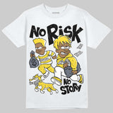 Tour Yellow 4s DopeSkill T-Shirt No Risk No Story Graphic