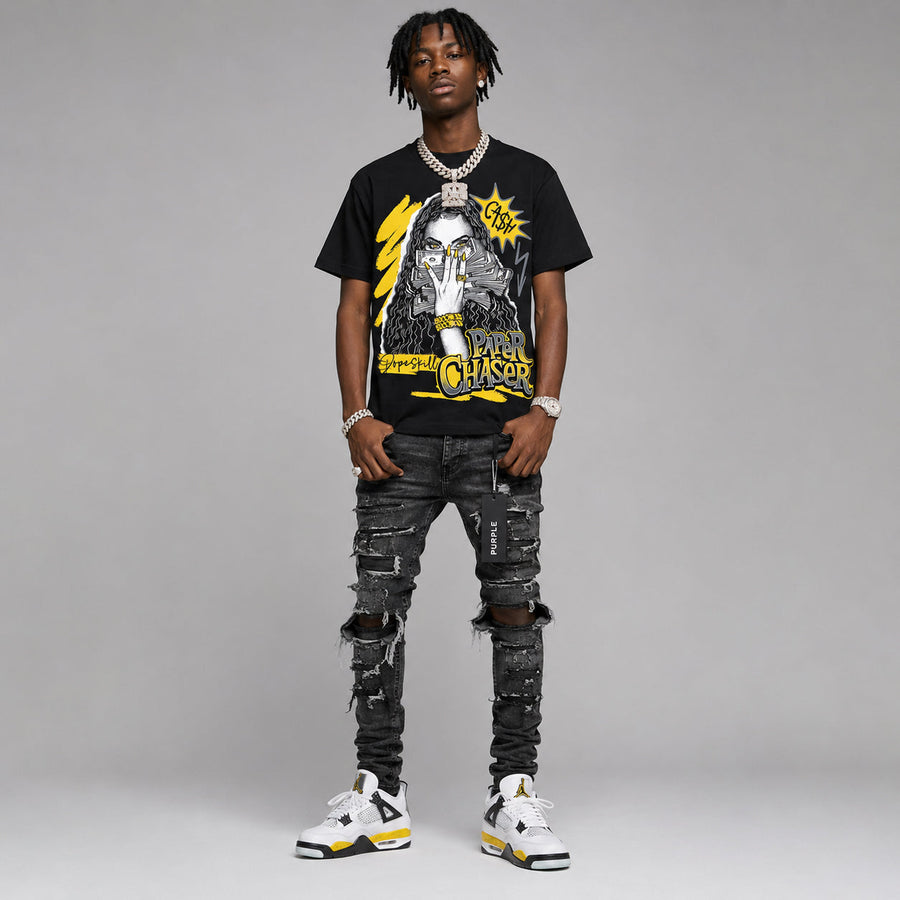 Tour Yellow 4s DopeSkill T-Shirt NPC Graphic