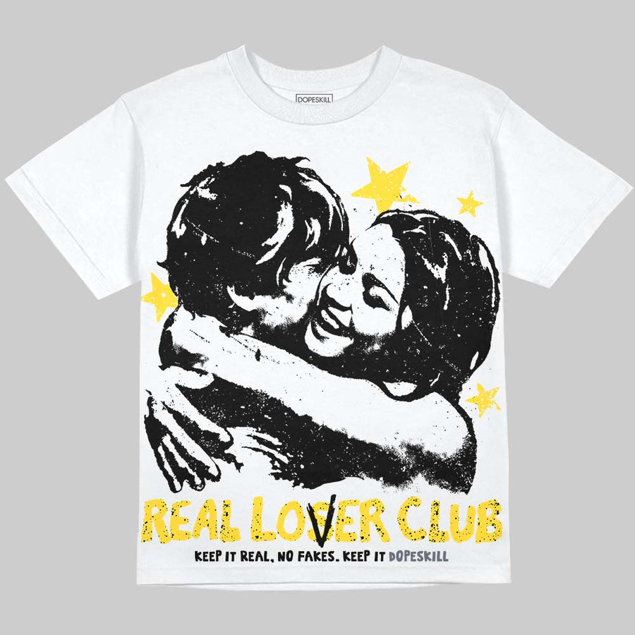 Tour Yellow 4s DopeSkill Oversize Print T-Shirt Real Lover Club Graphic