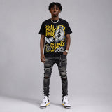 Tour Yellow 4s DopeSkill T-Shirt Real Ones Move In Silence Graphic
